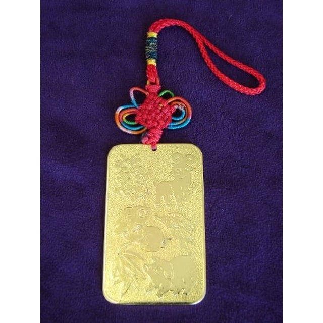 Feng Shui Import LLC 3213 Horoscope Chinois Allié Amulette pour Rabbit, Mouton et Cochon
