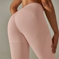 thumbnail image 6 of qolati Leggings for Women Booty High Waisted Tummy Control Yoga Pants Seamless Scrunch Butt Lifting Workout Contours Ruched Tights, 6 of 7