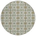 thumbnail image 2 of Addison Rugs Chantille Indoor/Outdoor Transitional Geometric Linen Machine Washable Round Rug, 8' x 8', 2 of 8