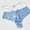 Blue, variant on Women's Underwear Lace Strappy Thongs G-String Low Rise Breathable Soft Panties Red Size M