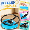 thumbnail image 4 of Silla giratoria sensorial FERUERW Kids para niños autistas con TDAH azul 3+, 4 of 9