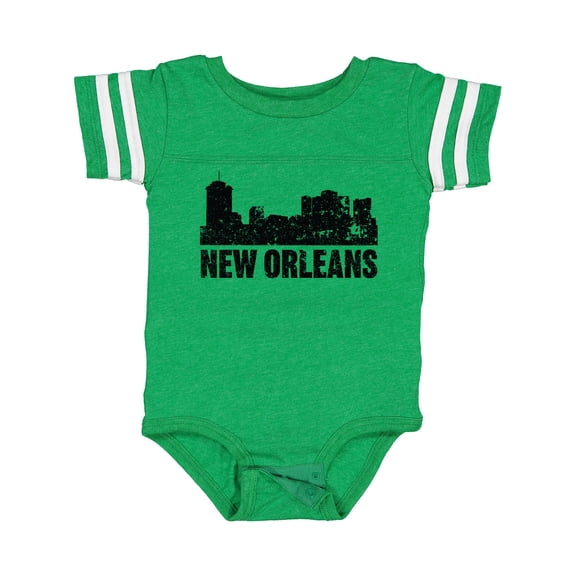 Inktastic New Orleans Skyline Grunge Boys or Girls Baby Bodysuit