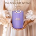 thumbnail image 5 of Goodpick Wisteria Scented Candle 2Wick,Home Decor Aromatherapy Jar Candle 22oz,120 Hours Burn, 5 of 7