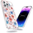 thumbnail image 4 of Compatible with iPhone 15 Pro Max Magnetic Phone Case Compatible with MagSafe Cute Flowers Floral Pattern Soft TPU Bumper Shockproof Anti-Scratch Slim Phone Cover, 4 of 12