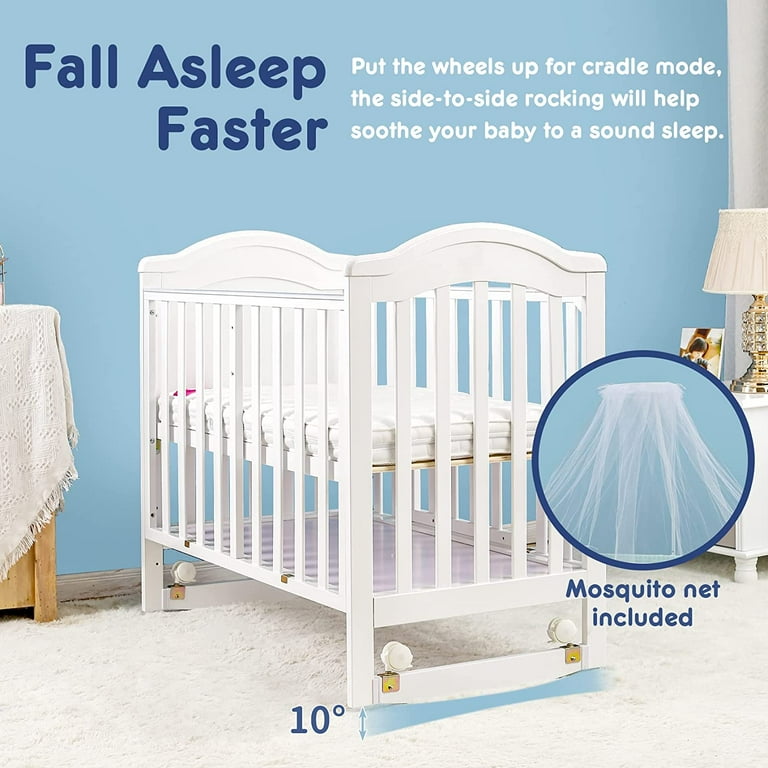 Baby crib top with mattress included