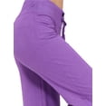 thumbnail image 3 of DYMADE Women Plus Size Solid Color Low Waist Yoga Straight Pants, 3 of 4