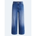 thumbnail image 5 of Free Assembly Women's High Rise Wide Leg Ankle Jeans, 27" Inseam, Sizes 0-16, 5 of 5