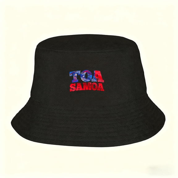 1 Samoa-themed fisherman hat, a hat with a Samoa cultural style, outdoor sun hat, fashionable casual hat, sports sun protection hat, trendy personalized hat, suitable for daily travel and activities
