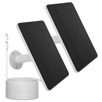 2-Pack Solar Panel for Ring Camera Compatible with Ring Spotlight
