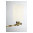 thumbnail image 6 of Warm Brass Four Light Bath Bar from the Woodbury Collection, 6 of 7