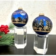 thumbnail image 3 of Glass Christmas Tree Ornaments - 67mm/2.63" [4 Pieces] Decorated Balls from Christmas by Krebs Seamless Hanging Holiday Decor, 3 of 7