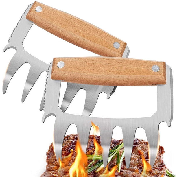 Barbacoa Regalo Hombres Mujeres Original Idea de Regalo de Navidad Utensilios de Tenedor de Carne, Regalos Hombres Garras de Carne, Garras de Cerdo Tiradas Accesorios de Barbacoa para Chef Barbacoa
