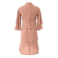 thumbnail image 6 of LEKWK 2-Piece Muslim Abaya Set for Girls Long Sleeve Layered Ruffle Dress Matching Headscarf Islamic Prayer Clothes Modest Maxi Robe Holiday, 6 of 8