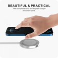 thumbnail image 4 of Suitable For MagSafe Charger Bracket Non-slip Mat  Aluminum Charging Bracket Base  Compatible With For MagSafe Magnetic Charger  12/12 Mini/12 Pro/12 Pro Max-silver  Pink  Black, 4 of 6