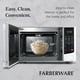 thumbnail image 5 of Horno microondas Farberware de 0,9 pies cúbicos, 900 W, blanco, 5 of 6