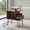 Rustic Brown, variant on Resenkos Nightstand,Desktop Table,Side Table,End Tables,Beside Table,Mid-century Record Player Stand with Power Outlet and Vinyl Divider-Rustic Brown