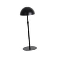 thumbnail image 2 of Soporte de sombrero Altura ajustable estable estable de hierro resistente portavoces retráctil soporte de peluca para salón centros comerciales de base negra, 2 of 8