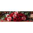 thumbnail image 4 of Valentine's Day Heart Love Backdrop Banner Romantic Flower Design Wedding Photo Props Party Decorations Background Event Display, 4 of 4