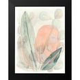 thumbnail image 2 of Vess, June Erica 15x18 Black Modern Framed Museum Art Print Titled - Leaf Scatter I, 2 of 5