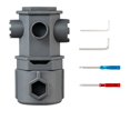 thumbnail image 2 of Llave Plomería Tapa Tubo Reparación Específica Mantenimiento Del Grifo Desmonente Ayorator 16 en 1 Juego Herramientas Llaveal, 2 of 9