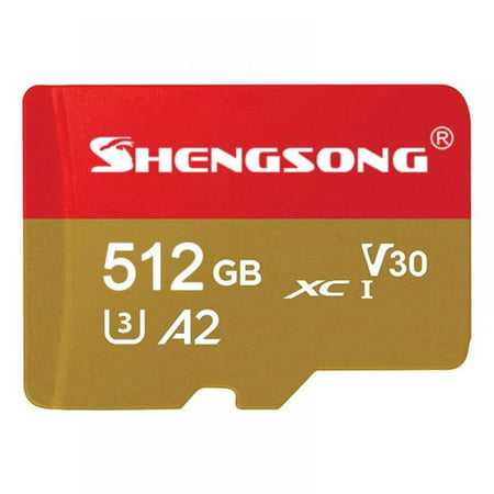 New 512GB Micro SD Card Memory Card High Speed Class 10 TF Card With Adapter For Phone