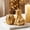 Gold-set of 3, variant on Gold Halloween Pumpkin Decor, Small Resin Pumpkins Set of 2, Luxury Glam Fall Thanksgiving Indoor Farmhouse Table Mantel Decorations