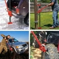 thumbnail image 5 of 3 T Farm Jack, 60 in Utility Farm Jack, 6600 LBS Capacity Ratcheting Off Road Utility Jack, Heavy-Duty Farm Jacks Foratv, Utv, SUV, Tractor, Truck, Universal Jack, 5 of 7