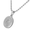 thumbnail image 2 of Stainless Steel Silver-Tone Muslim Islam God Allah Pendant Necklace, 2 of 2