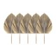 thumbnail image 1 of 5 hojas de palma secas naturales, abanicos de palma seca, decoración de hojas secas bohemias Afortunado Sencillez, 1 of 4