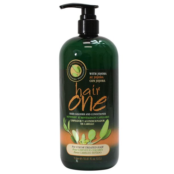 Hair One Jojoba Hair Cleanser Conditioner For Color Treated Hair, 3 Oz