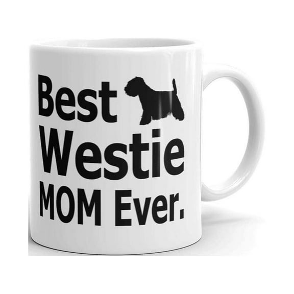 Best Westie Mom Ever Lover Terrier Coffee Tea Ceramic Mug Office Work Cup Gift 11oz