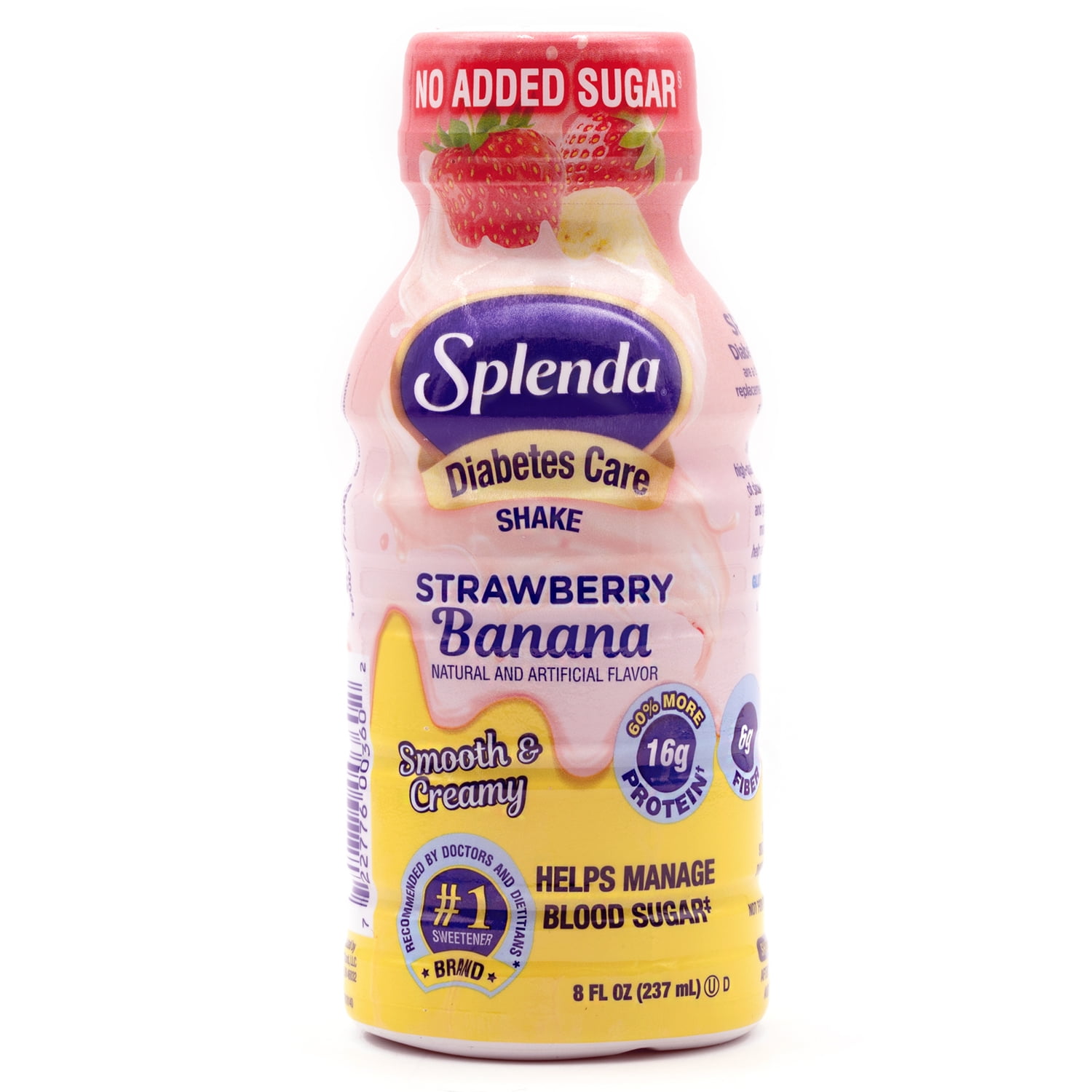 Splenda Diabetes Care Shake, To help manage blood sugar, 8oz Strawberry