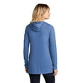thumbnail image 2 of Sport-Tek Ladies PosiCharge Tri-Blend Wicking Long Sleeve Hoodie LST406, 2 of 4