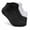 Black/White, variant on 6 Pairs Men's Cotton Ankle Athletic Running Socks Low Cut Breathable Cushioned White