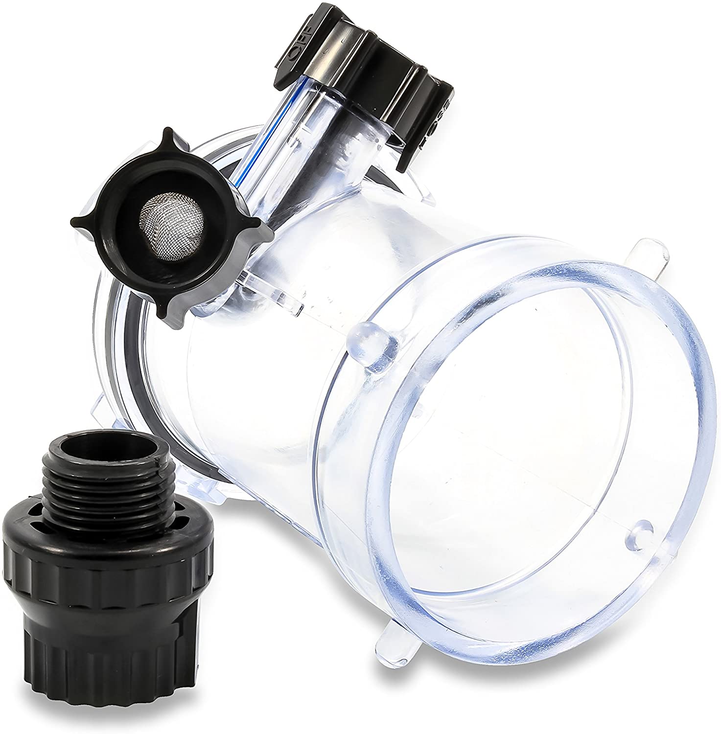 Camco Dual Flush RV Holding Tank Rinser (39072)Two-Way Jet Cleaning Action, 5-inches