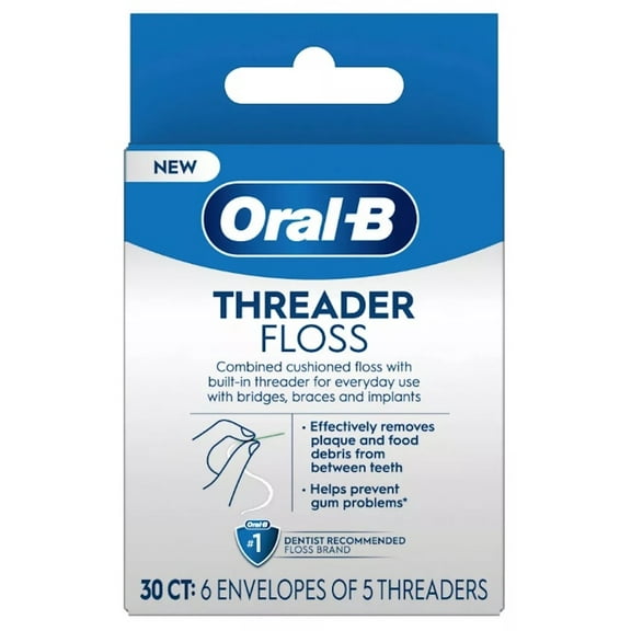 Oral-B Threader Floss (Pack of 4)