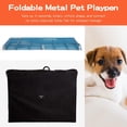 thumbnail image 4 of Bestpet 30"H Dog Playpen, Blue, 8 Panel, 4 of 8