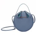 thumbnail image 1 of Bolso redondo pequeño portátil para mujer Bolso bandolera Bolso bandolera Bolso para teléfono móvil Abanopi Azul, 1 of 7