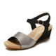 thumbnail image 4 of moda de verano para niña, nuevas sandalias de cuero suave para mujer, zapatos de fondo suave para madre, prendas de vestir exteriores, zapatillas para mujer, zapatos de mujer, 4 of 4