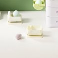 thumbnail image 3 of Yykcavykas Clearance & Promo Multifunctional Small Makeup Organizer Organizer - Beauty Makeup Sponge Wall Mount Bathroom, Clear Makeup Brush Drying Rack|White-975, 3 of 6