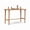 Teak, variant on PURPLE LEAF OUTDOOR Bar Rectangular Table Patio Modern Pub Dining Table with Weather Resistant Top Indoor and Outdoor Deep Teak