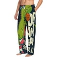 thumbnail image 3 of Kdxio Dinosaur Basketball Player Print Men's Sleep Pajama Pant Lounge Pants with Pockets, 3 of 8