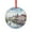 Pattern-1, variant on Watercolor Painting Of London Glass Christmas Ornament Holiday Decor And Xmas Gifts Ideas London Lovers Christmas Ornament Round Glass