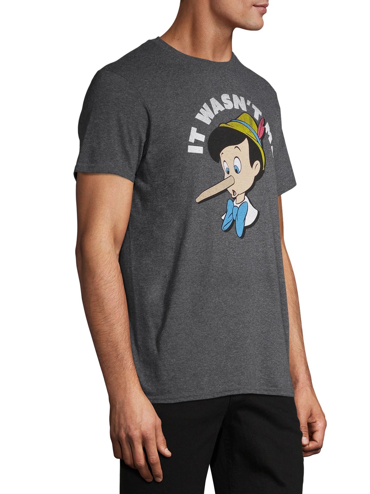 Pinocchio It Wasn t Me Men s and Big Men s Graphic T shirt