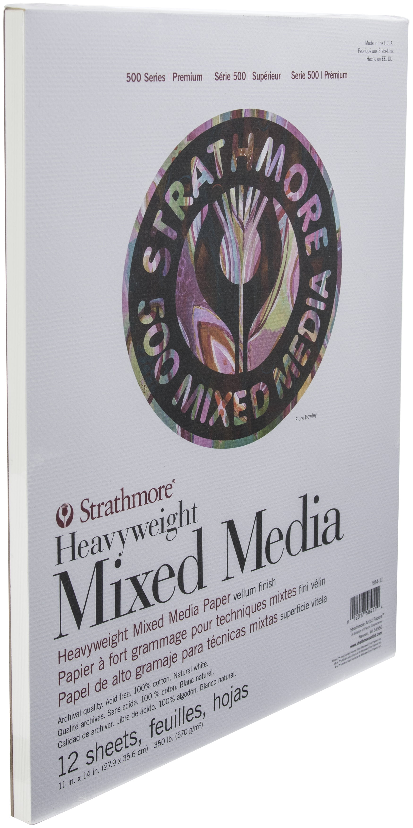 Strathmore Mixed Media Paper Pad, 500 Series, 11" x 14"