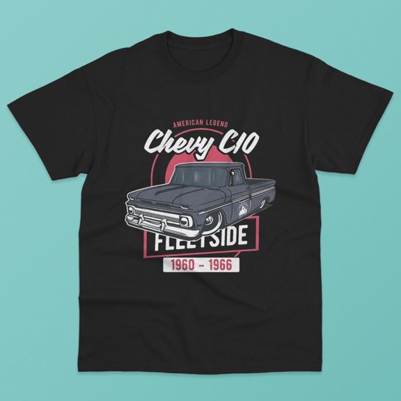 Retro American Legend Chevy C10 Fleetside 1960 - 1966 Classic T-Shirt Sz M - 3XL