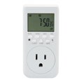 thumbnail image 1 of 24 Hour Programmable Indoor Timer Plug for Power Outlet, Energy Saving, 1 of 7