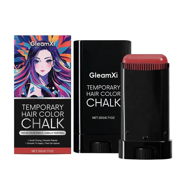 Temporary Hair Color Chalk Set, Vibrant Washable Hair Dye Kit for Kids & Adults, Easy Application & Quick Dry for Parties, Festivals, Daily Use