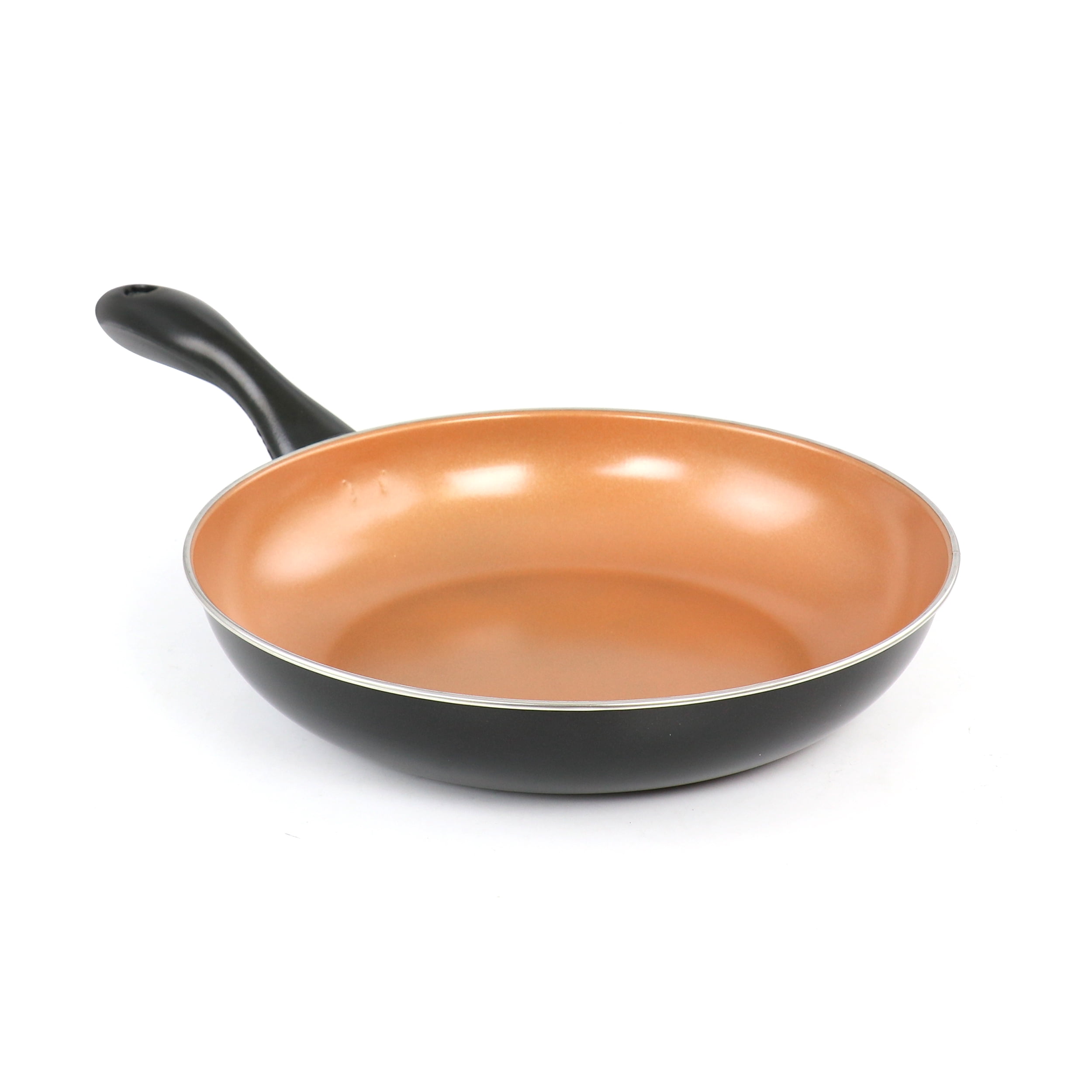 Gibson Home Armada 7 Piece Carbon Steel Nonstick Cookware Set in Black and Copper