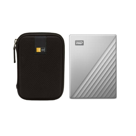 WD 4TB My Passport Ultra USB 3.0 Type-C External Hard Drive for Mac (Silver) + (Best External Hard Drive For Mac To Store Photos)